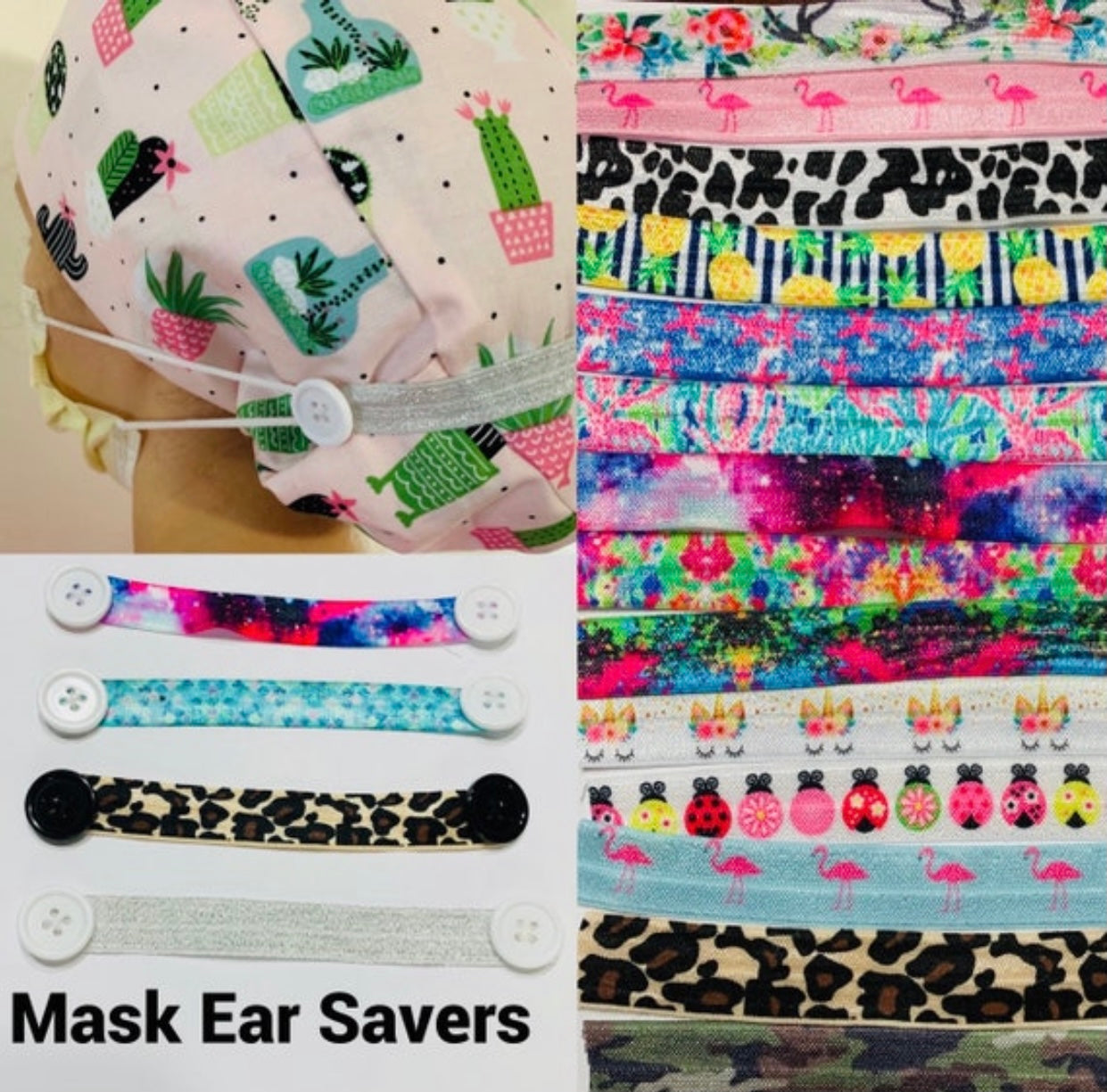 Ear savers for Mask – Ava Greys Designs