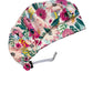 Bouffant Scrub Hat-Berry Floral (Satin Option Available)