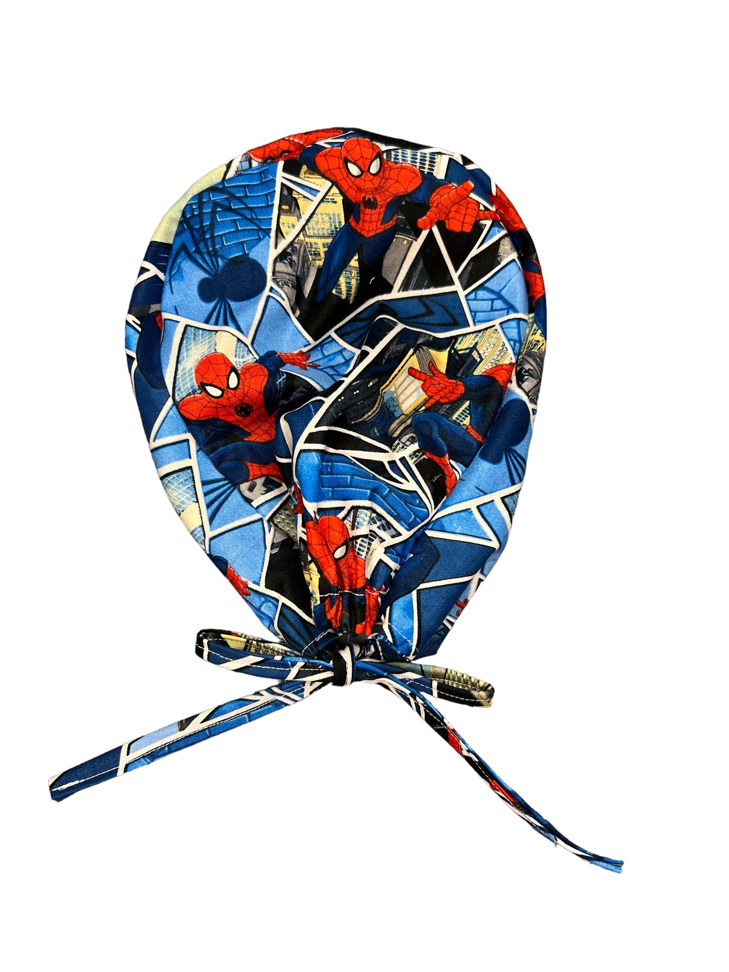 Mens Scrub Hat-Spider-Man