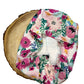 Satin Lined European Scrub/Surgical Hat- Berry Floral