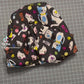 Satin Lined Scrub Hat- Cats Meow