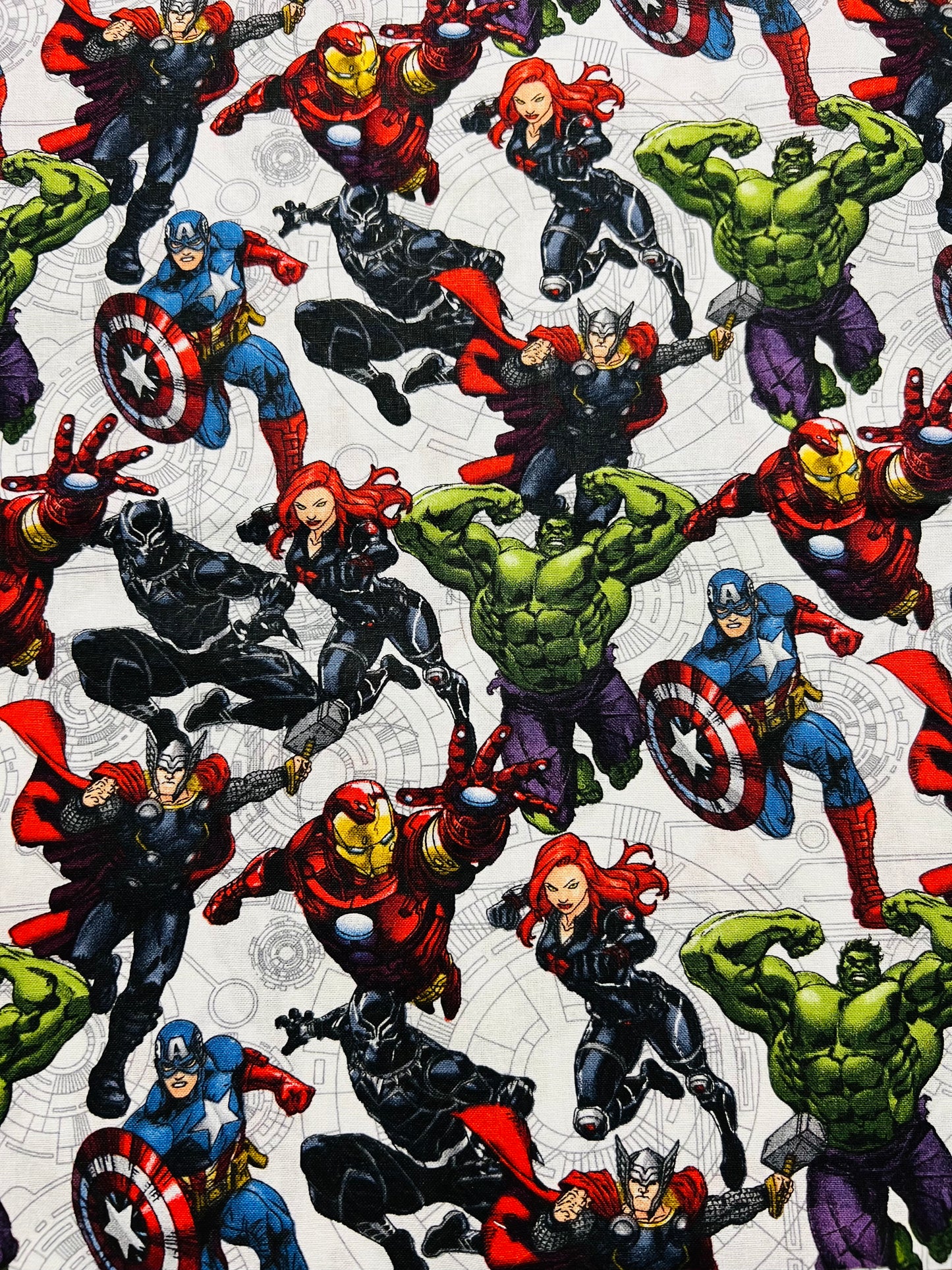 Mens Scrub Hat-Marvel Characters