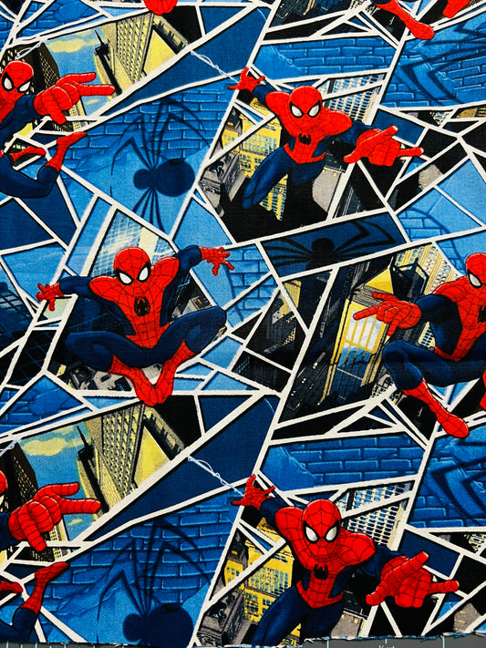 Mens Scrub Hat-Spider-Man