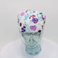Soft Knit Scrub Hat- Fancy Flowers - Ava Greys Designs