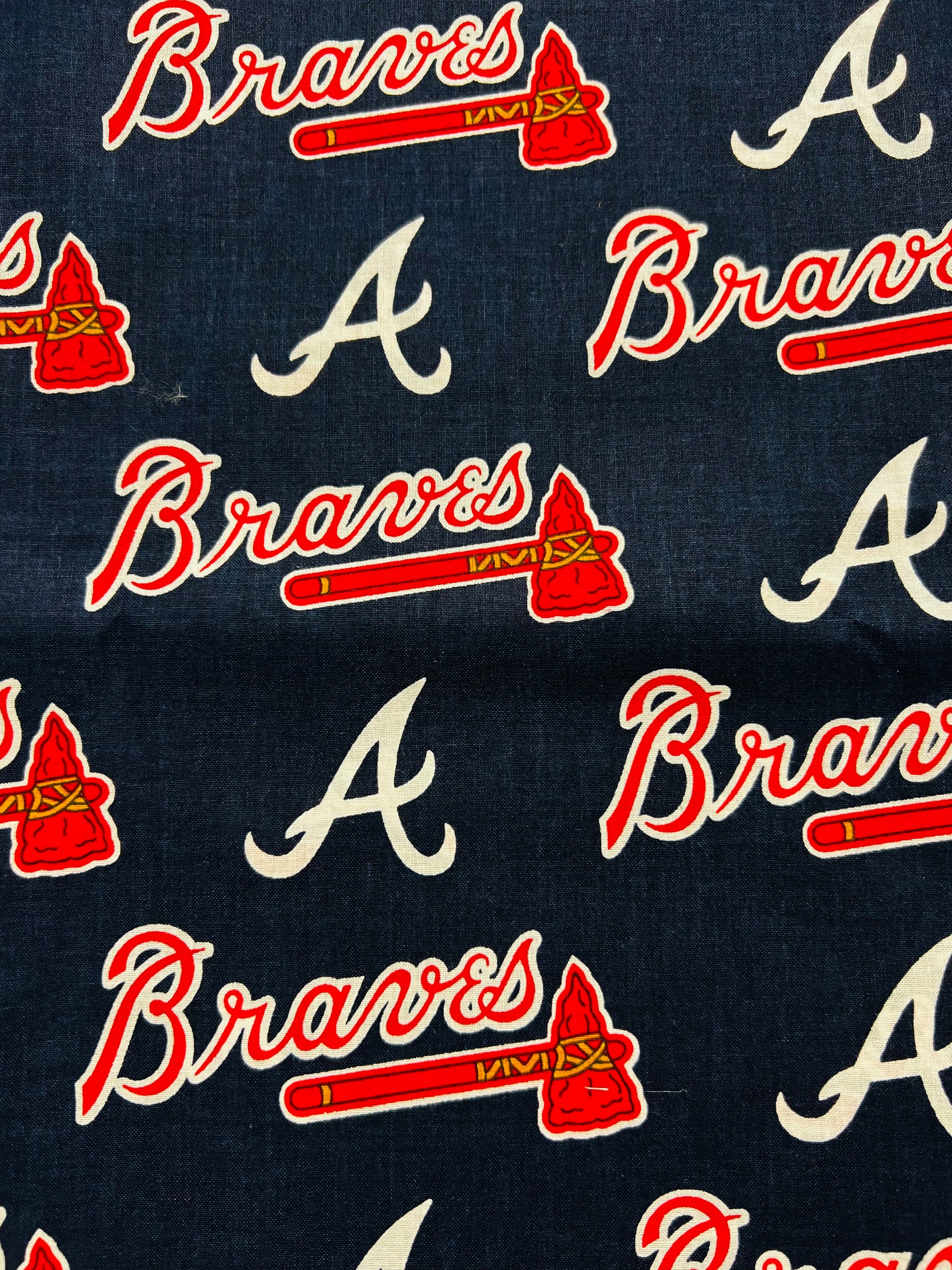 Atlanta Braves Logo Scrub Caps