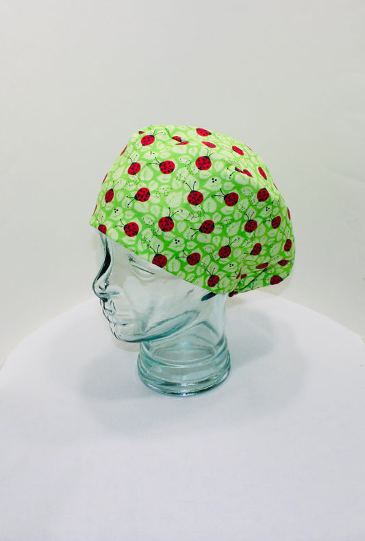 European Scrub Hat-Ladybugs - Ava Greys Designs