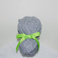 Ponytail Scrub Hat-Grey Scroll - Ava Greys Designs